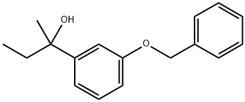 2-(3-(benzyloxy)phenyl)butan-2-ol 구조식 이미지