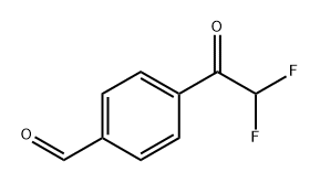 4-(2,2-Difluoroacetyl)benzaldehyde Structure