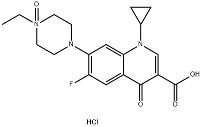 Enrofloxacin N-Oxide Hydrochloride Structure