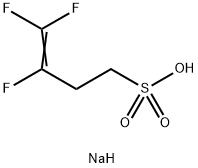 3-Butene-1-sulfonic acid, 3,4,4-trifluoro-, sodium salt (1:1) Structure