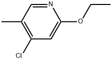 4-Chloro-2-ethoxy-5-methylpyridine Structure