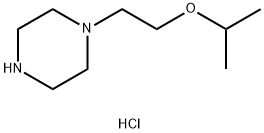 Piperazine, 1-[2-(1-methylethoxy)ethyl]-, hydrochloride (1:1) Structure