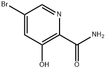 5-Bromo-3-hydroxy-pyridine-2-carboxylic acid amide Structure