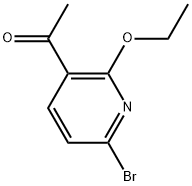 1-(6-Bromo-2-ethoxy-3-pyridinyl)ethanone Structure