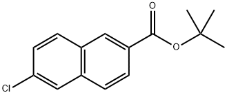 1,1-Dimethylethyl 6-chloro-2-naphthalenecarboxylate Structure