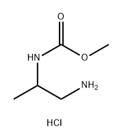 methyl (1-Aminopropan-2-yl)carbamate hydrochloride Structure