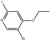 5-Bromo-4-ethoxy-2-iodopyridine Structure