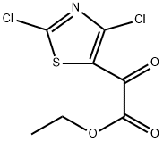 5-Thiazoleacetic acid, 2,4-dichloro-α-oxo-, ethyl ester 구조식 이미지