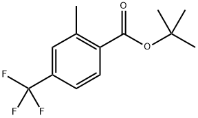 tert-butyl 2-methyl-4-(trifluoromethyl)benzoate 구조식 이미지