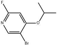 5-Bromo-2-fluoro-4-(1-methylethoxy)pyridine Structure