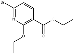 Ethyl 6-bromo-2-ethoxy-3-pyridinecarboxylate Structure