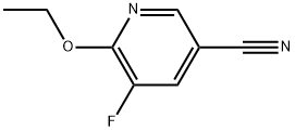 6-Ethoxy-5-fluoro-3-pyridinecarbonitrile Structure