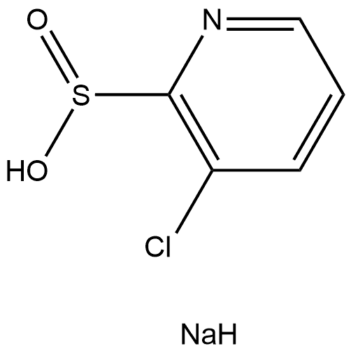 Sodium 3-chloropyridine-2-sulfinate Structure