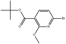 1,1-Dimethylethyl 6-bromo-2-methoxy-3-pyridinecarboxylate Structure