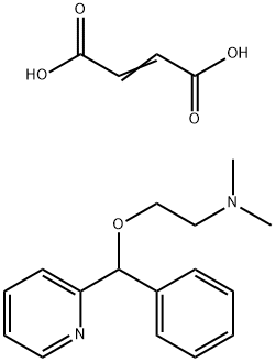 Carbinoxamine Related Compound C as Fumarate 구조식 이미지