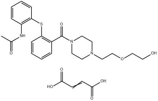 Quetiapine Fumarate Impurity K as Fumarate Structure