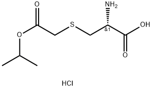 S-[2-(1-Methylethoxy)-2-oxoethyl]-L-cysteine Hydrochloride Structure