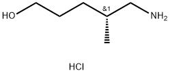 1-Pentanol, 5-amino-4-methyl-, hydrochloride (1:1), (4R)- Structure