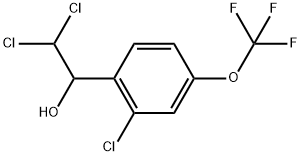 2,2-Dichloro-1-(2-chloro-4-(trifluoromethoxy)phenyl)ethanol Structure