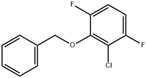 2-(Benzyloxy)-3-chloro-1,4-difluorobenzene 구조식 이미지