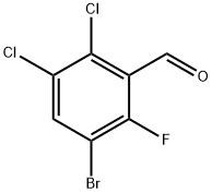 3-Bromo-5,6-dichloro-2-fluorobenzaldehyde Structure