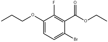 Ethyl 6-bromo-2-fluoro-3-propoxybenzoate Structure