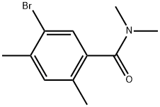 5-Bromo-N,N,2,4-tetramethylbenzamide Structure