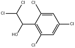 2,2-Dichloro-1-(2,4,6-trichlorophenyl)ethanol Structure