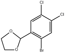 2-(2-Bromo-4,5-dichlorophenyl)-1,3-dioxolane Structure