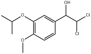 2,2-Dichloro-1-(3-isopropoxy-4-methoxyphenyl)ethanol Structure