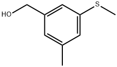 (3-Methyl-5-(methylthio)phenyl)methanol 구조식 이미지