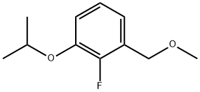 2-Fluoro-1-isopropoxy-3-(methoxymethyl)benzene Structure