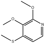 2,3-dimethoxy-4-(methylthio)pyridine Structure