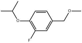 2-Fluoro-1-isopropoxy-4-(methoxymethyl)benzene Structure