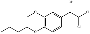 1-(4-Butoxy-3-methoxyphenyl)-2,2-dichloroethanol Structure