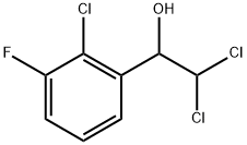 2,2-Dichloro-1-(2-chloro-3-fluorophenyl)ethanol Structure