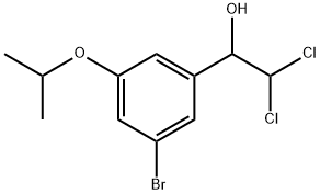 1-(3-Bromo-5-isopropoxyphenyl)-2,2-dichloroethanol Structure