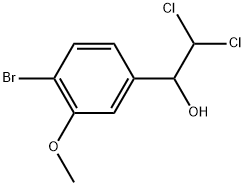 1-(4-Bromo-3-methoxyphenyl)-2,2-dichloroethanol Structure