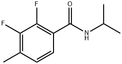 2,3-difluoro-N-isopropyl-4-methylbenzamide Structure