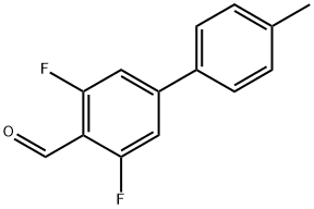 3,5-Difluoro-4'-methyl-[1,1'-biphenyl]-4-carbaldehyde Structure