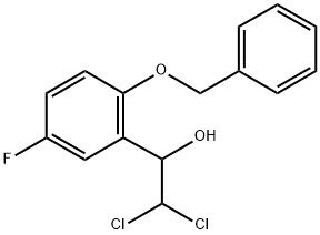 1-(2-(Benzyloxy)-5-fluorophenyl)-2,2-dichloroethanol Structure