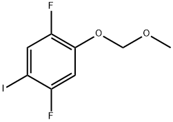 1,4-Difluoro-2-iodo-5-(methoxymethoxy)benzene Structure