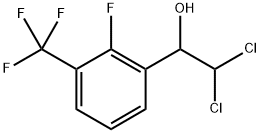 2,2-Dichloro-1-(2-fluoro-3-(trifluoromethyl)phenyl)ethanol Structure