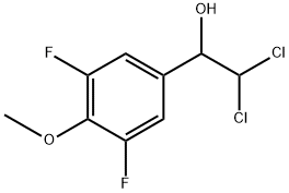 2,2-Dichloro-1-(3,5-difluoro-4-methoxyphenyl)ethanol Structure