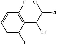 2,2-Dichloro-1-(2-fluoro-6-iodophenyl)ethanol 구조식 이미지