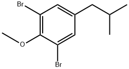 1,3-Dibromo-5-isobutyl-2-methoxybenzene Structure