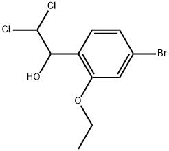 1-(4-Bromo-2-ethoxyphenyl)-2,2-dichloroethanol Structure