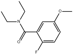 N,N-diethyl-2-fluoro-5-methoxybenzamide Structure