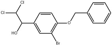 1-(4-(Benzyloxy)-3-bromophenyl)-2,2-dichloroethanol Structure