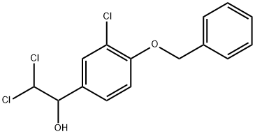 1-(4-(Benzyloxy)-3-chlorophenyl)-2,2-dichloroethanol Structure